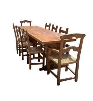 tavolo-fratina-6-8-sedie-poltrone-capotavola-rovere-impagliate
